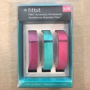 Set of three Fitbit Flex bracelet bands